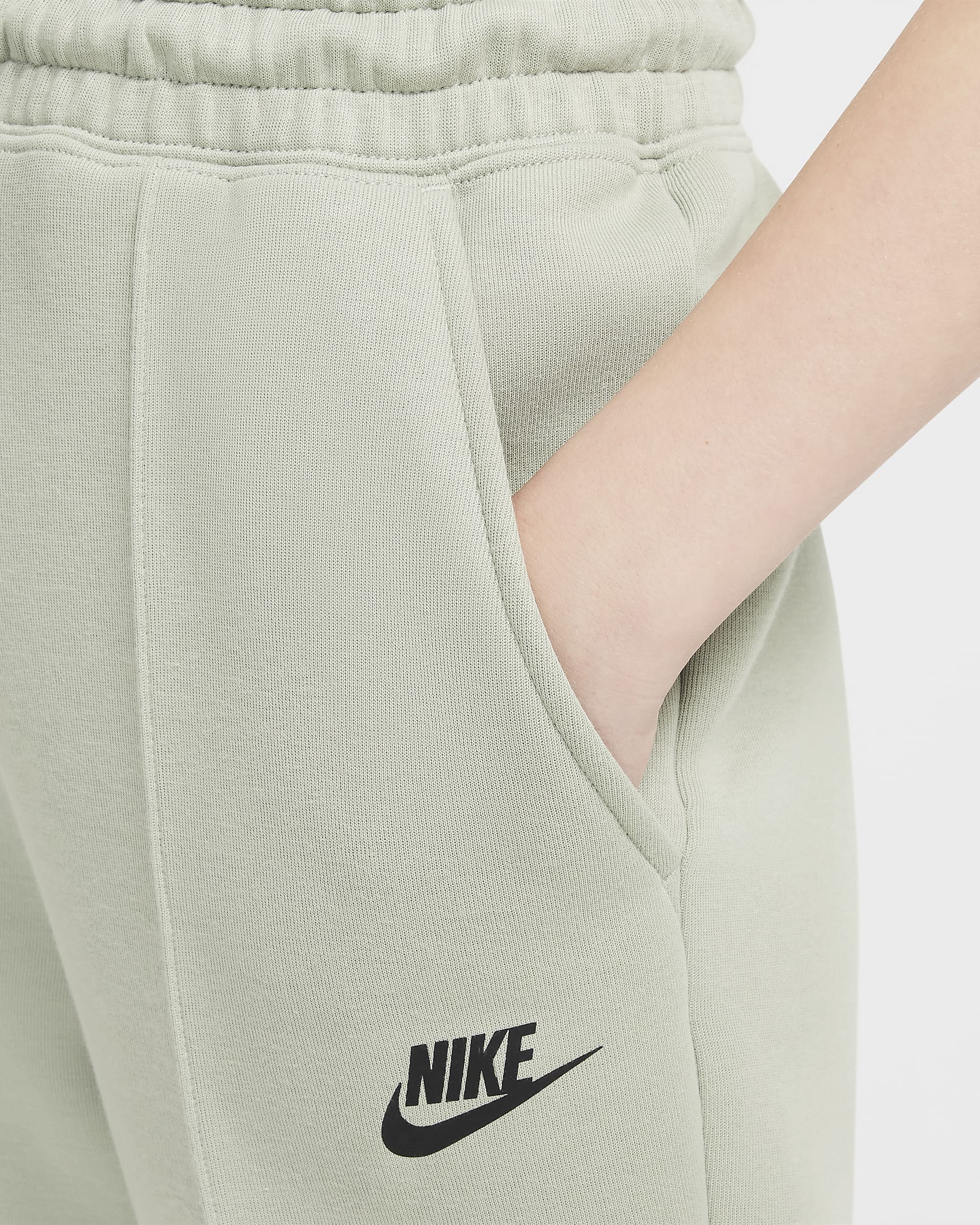 Image of Юношески Панталон NIKE G NSW TCH FLC JGGR